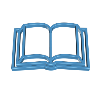 image of an open book