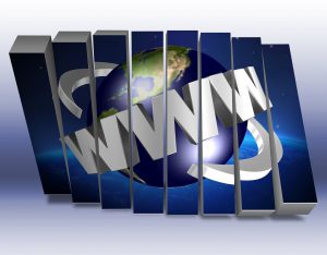 image with www sign for worldwide web