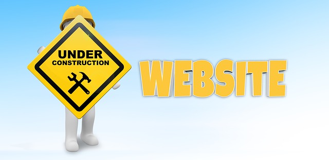 Sign With Under Construction Website