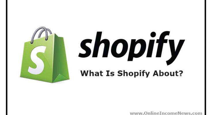 Green Bag With Shopify Logo