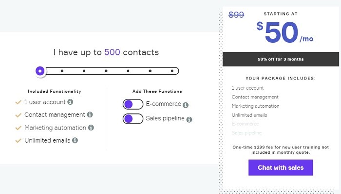 InfusionSoft Price Plans