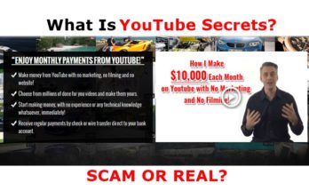 Screenshot of YouTube Secrets website page